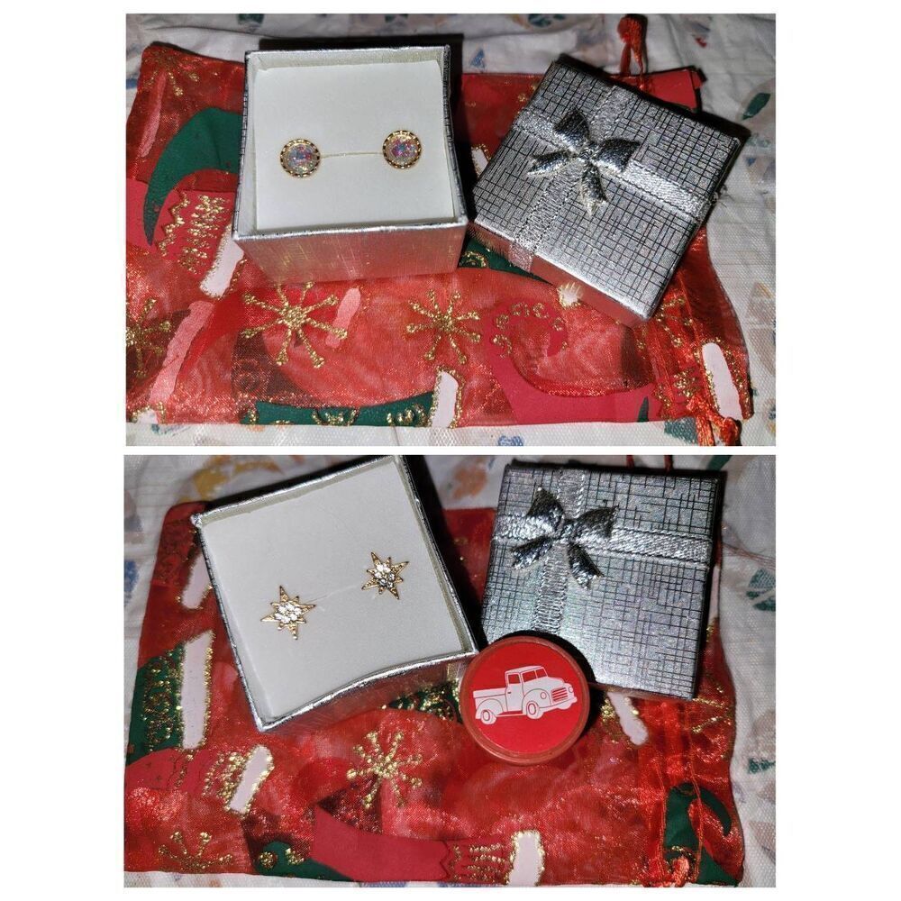 Hyper allergenic earring studs gift